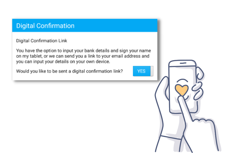 Digital confirmation | Ideal Fundraising